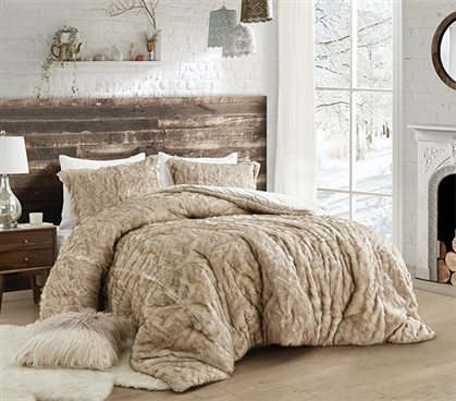 Winter Thick - Coma Inducer Oversized Queen Comforter - Burgundy Chocolate  Brown Bedding Set