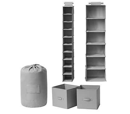 TUSK 5-Piece Room Organization Set - Alloy 