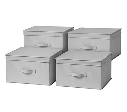 TUSK Jumbo Storage Box 4-Pack - Alloy 