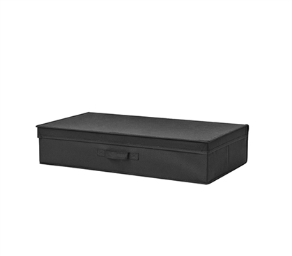 Underbed Folding Box - TUSK College Storage - Black 