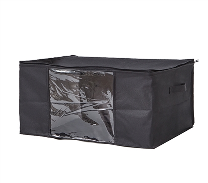 Jumbo Storage with Clear View - TUSK College Storage - Black 