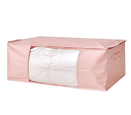 Jumbo Storage with Clear View - TUSK College Storage - Rose Quartz 
