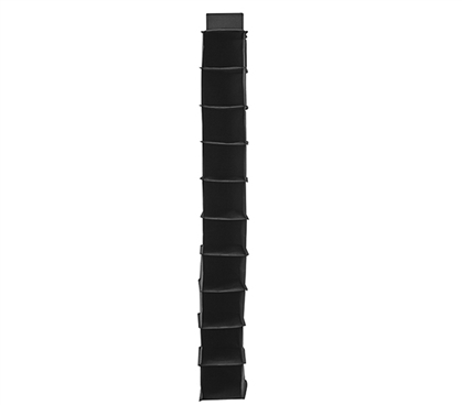 Hanging Shoe Shelves - TUSK College Storage -Black 