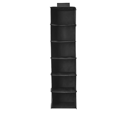 Hanging Sweater Shelves - TUSK College Storage - Black 