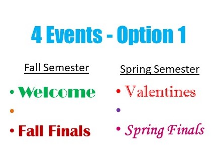 4 Event Plan Option 1