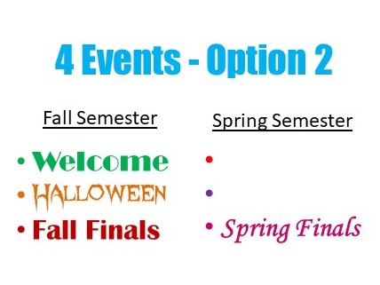 4 Event Plan Option 2