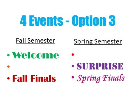 4 Event Plan Option 3