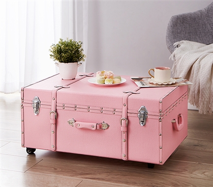 The Sorority College Trunk - Baby Pink 