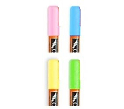 Chalk Ink - Jumbo Fluorescent Wet Erase Markers - 4 Pack 