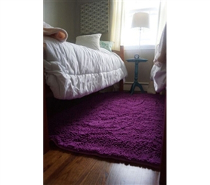 Chenille Area Rug (4' x 6') - Radiant Orchid 