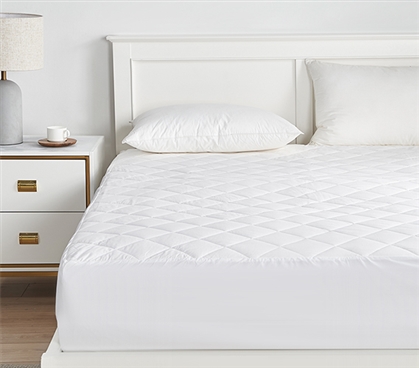 100% Cotton Fill - All Around Cotton Twin XL Mattress Pad 