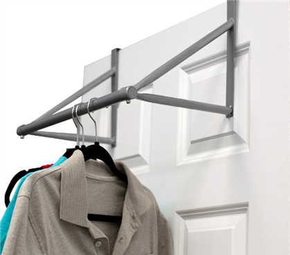 Over the Door Dorm Closet Rod 