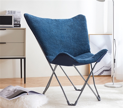 Oversized Butterfly Chair - Comfy Cozy Nightfall Navy 