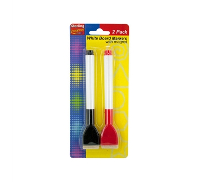 Dry Erase Markers with Magnet (2 Pack) 