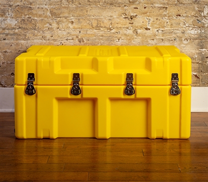 The Iron Brick Trunk - STRONGEST College Trunk - Yellow (USA Made) 