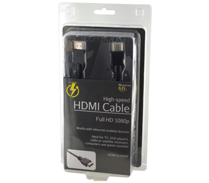 High-Speed HDMI Cable - 6 Feet 