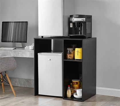 Yak About It -Mini Fridge Dorm Station - Black 