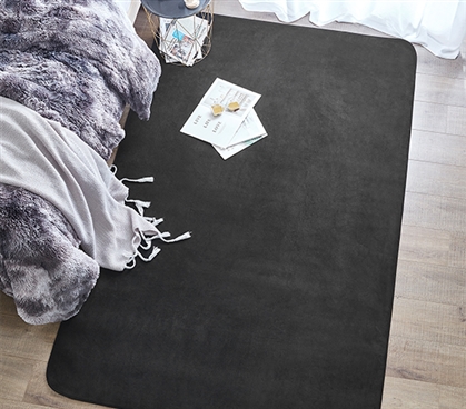 The Machine Washable Dorm Rug - Black 