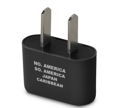 North and South America Ungrounded Plug Adapter 