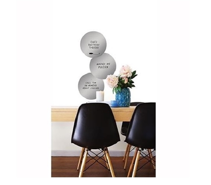 Ice Dots Message Board Wall Art - Peel N Stick 