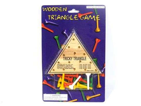 Wooden Triangle Game