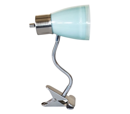 Aglow Dorm Clip Lamp - Mint 